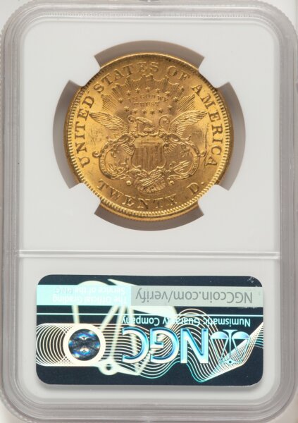 1873 $20 OPEN 3 61 NGC