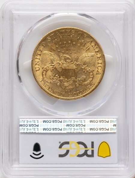 1889-CC $20 PCGS Secure 58 PCGS