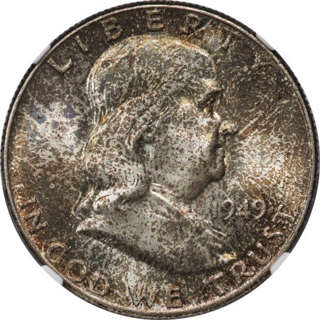 1949 50C, MS,  FL 67 NGC
