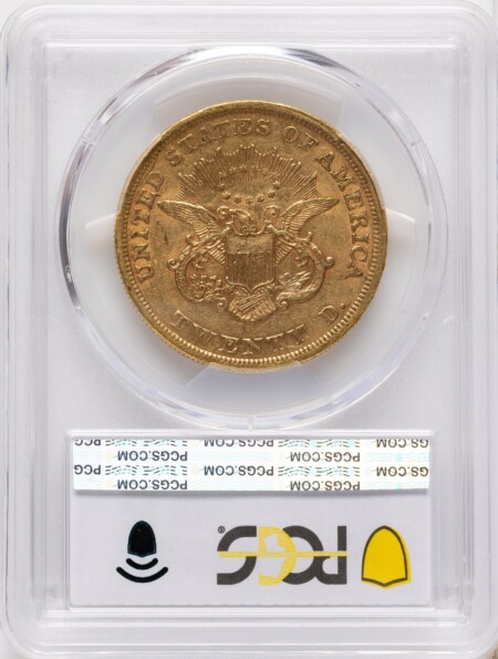 1853 $20 45 PCGS
