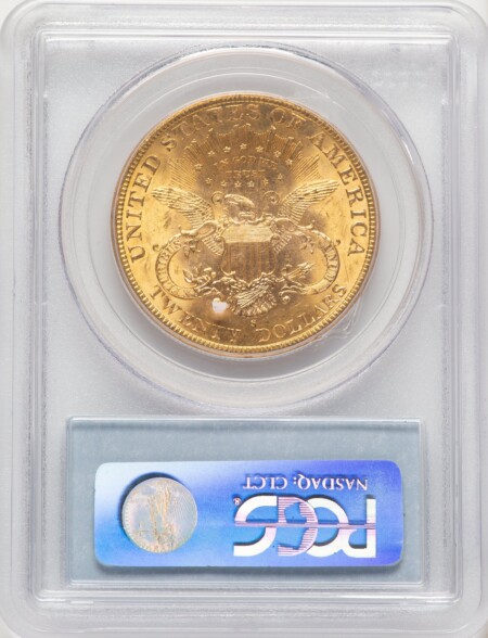 1898-S $20 CAC 64 PCGS
