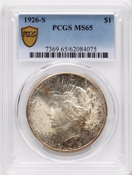 1926-S S$1 PCGS Secure 65 PCGS
