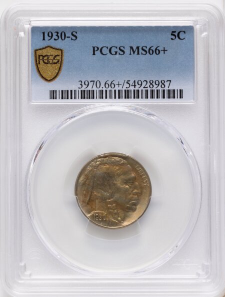 1930-S 5C PCGS Secure PCGS Plus 66 PCGS