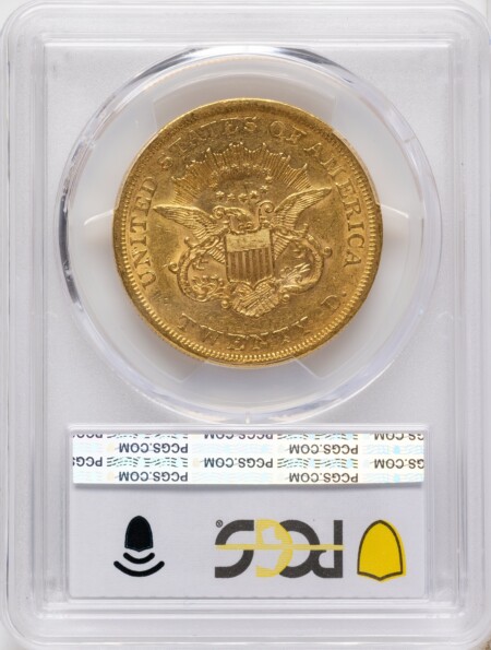 1861 $20 53 PCGS