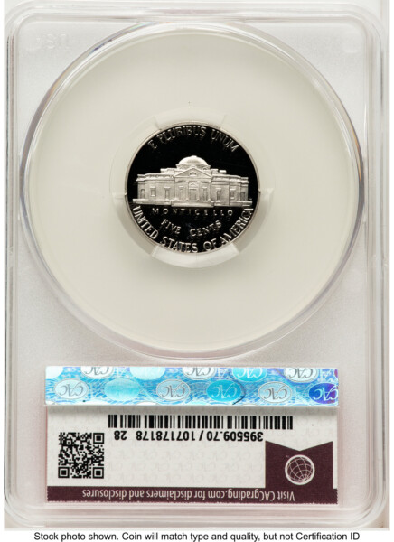 2026-S Semiquincentennial Nickel 5C, PR First Day of Delivery Red Book 70 CACG
