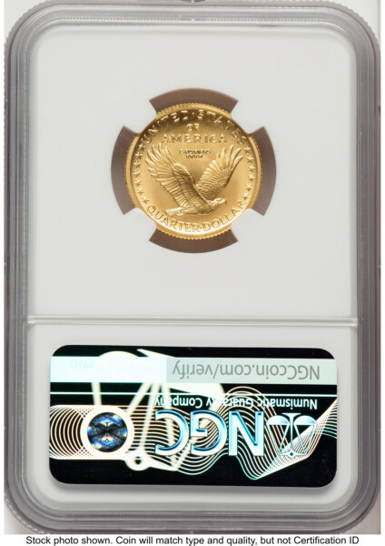 2016-W 25C Standing Liberty 100th Anniversary Gold Centennial  ER Angela Buchanan 70 NGC