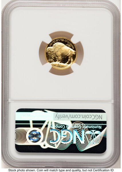2008-W Proof Gold Buffalo 1/10 oz Ed Moy 70 NGC