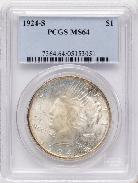 1924-S S$1 64 PCGS
