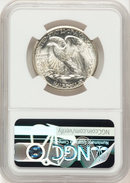 1945-D 50C NGC Plus 67 NGC