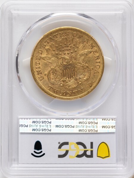1869-S $20 50 PCGS