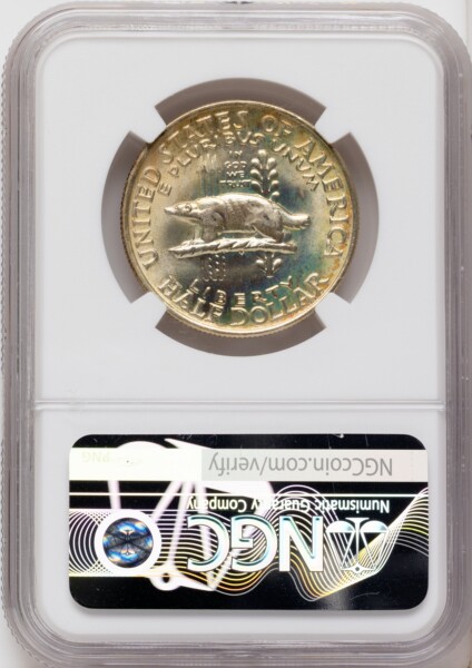 1936 50C Wisconsin, MS 68 NGC
