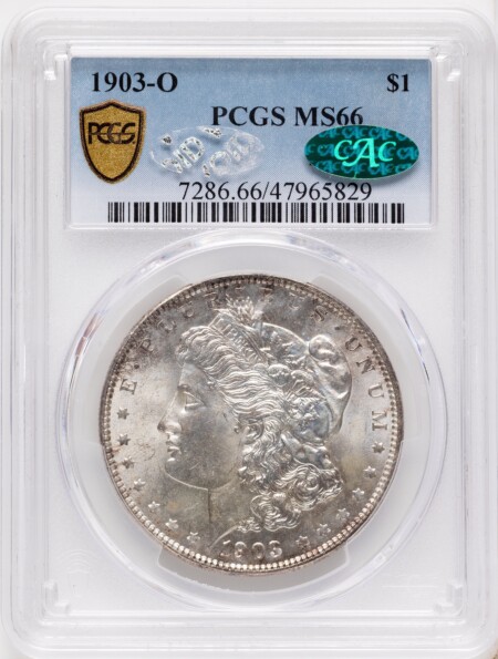 1903-O S$1 CAC PCGS Secure 66 PCGS