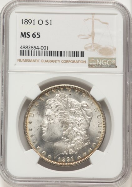 1891-O S$1 65 NGC