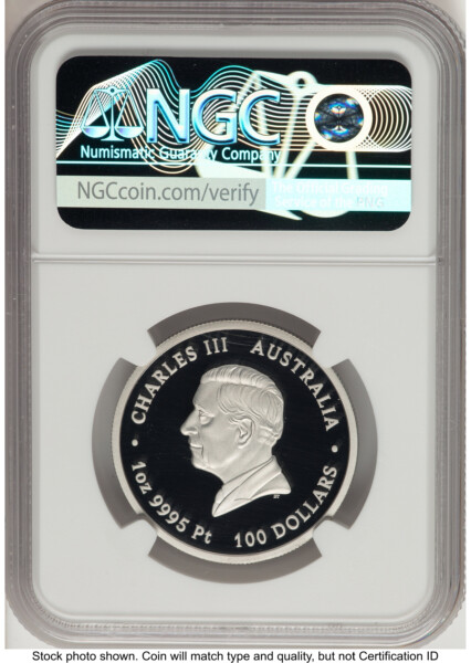 2026 Platinum Perth Lunar Horse 1 oz FR Horse Label 70 NGC