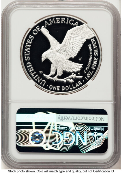 2025-W Proof Silver Eagle 1 oz FDI 1ST 70 NGC