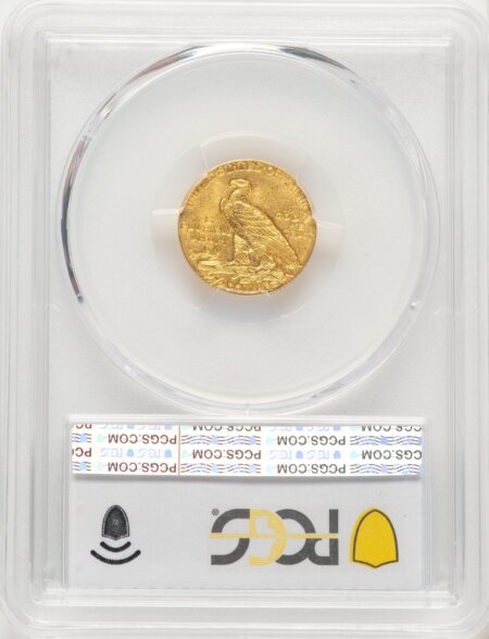 1909 $2 1/2 PCGS Secure 63 PCGS