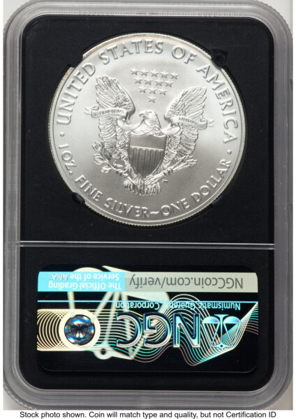 2021 Silver Eagle Type 1 FR John Mercanti Blk Core 70 NGC
