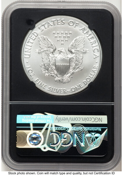 2021-(S) Silver Eagle Type 1 Emergency Production FDR Ed Moy Mint Director's Series Blk Core 70 NGC