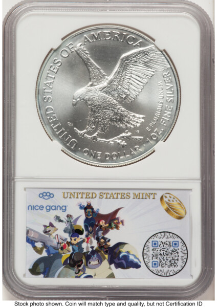 2024-(P) Silver Eagle (Privy Mark) First 50,000 8 Era Label 70 NGC