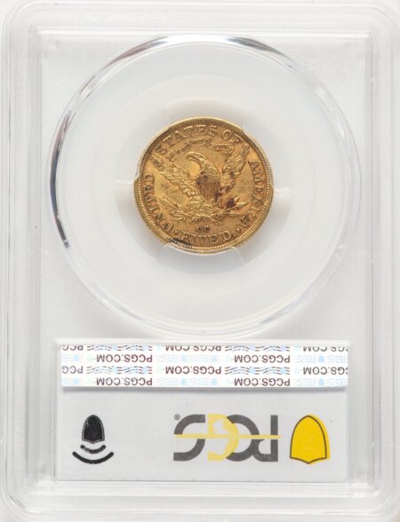 1882-CC $5 PCGS Secure 58 PCGS