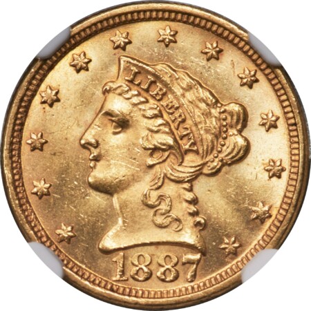 1887 $2 1/2 65 NGC
