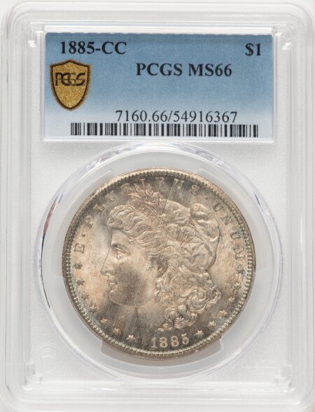 1885-CC S$1 PCGS Secure 66 PCGS