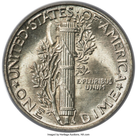 1945 10C, FB 64 PCGS