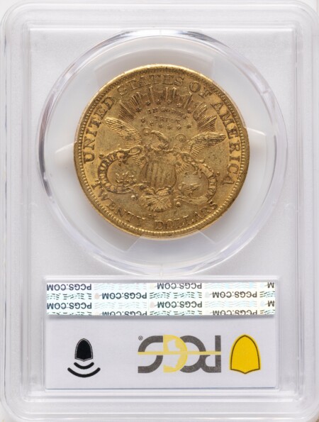 1877-CC $20 PCGS Secure 53 PCGS