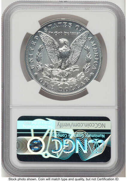 2021 S$1 6 Coin Morgan & Peace Dollar Set, MS Morgan/Peace Label 70 NGC