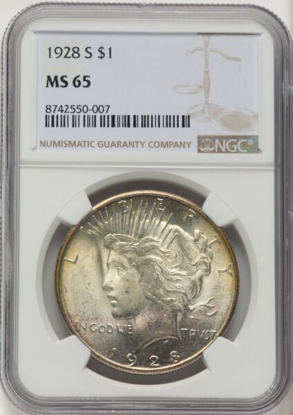 1928-S S$1 65 NGC