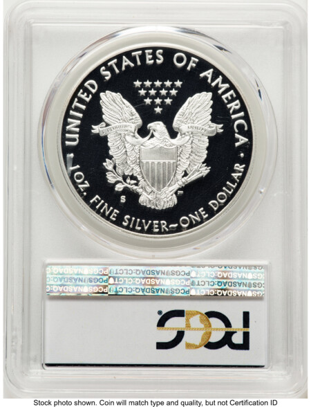 2017-S Proof Silver Eagle Congratulations Set 1 oz FS Congratulations Set Label Denver 70 PCGS