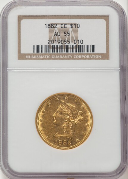 1882-CC $10 55 NGC