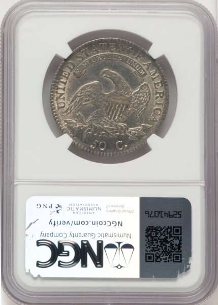 1814 50C E/A in STATAS O-108a, MS 61 NGC