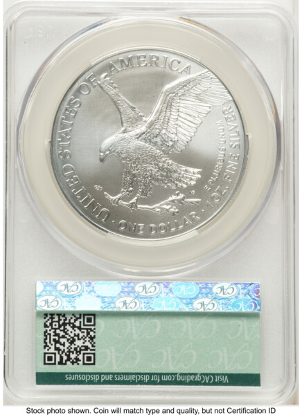 2026 Silver Eagle First Delivery 70 CACG