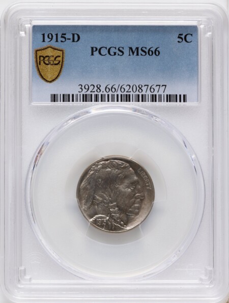 1915-D 5C PCGS Secure 66 PCGS