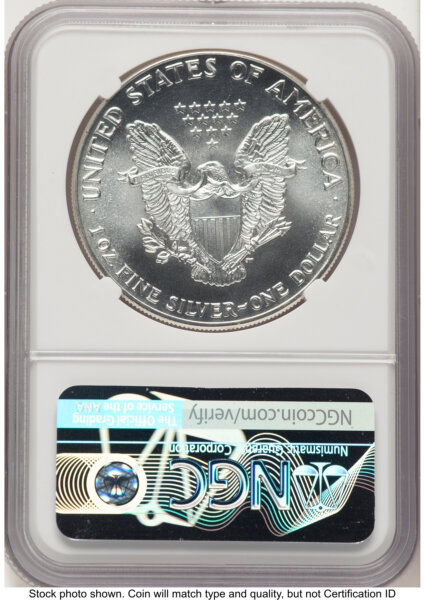 1988 Silver Eagle John Mercanti 70 NGC