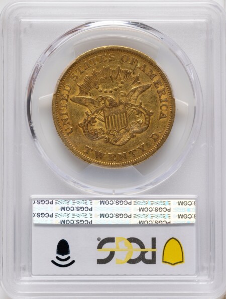 1850 $20 40 PCGS