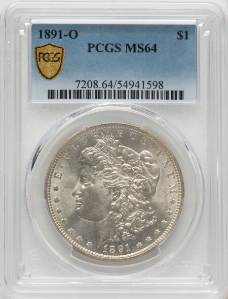 1891-O S$1 PCGS Secure 64 PCGS