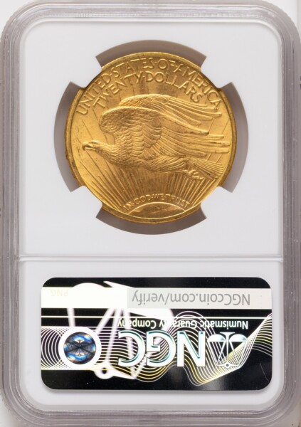 1910 $20 NGC Plus 65 NGC