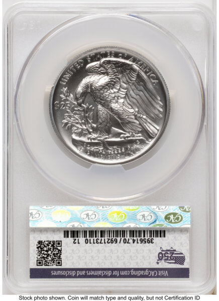 2026-W Palladium Eagle 1 oz, Uncirculated Advanced Delivery America 250 70 CACG