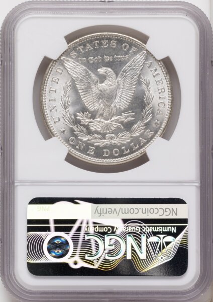 1887/6 $1 VAM-2, MS 63 NGC