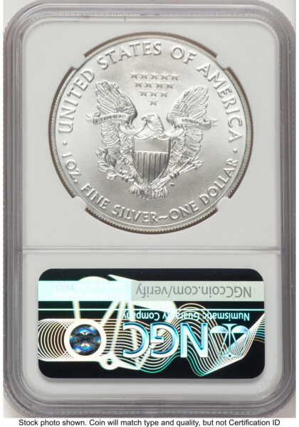 2019 Silver Eagle Brown Label 70 NGC