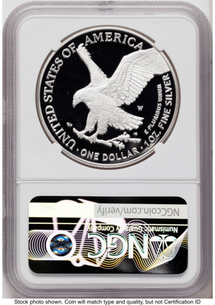 2026-W Proof Silver Eagle 1 oz FDI Mike Castle 70 NGC