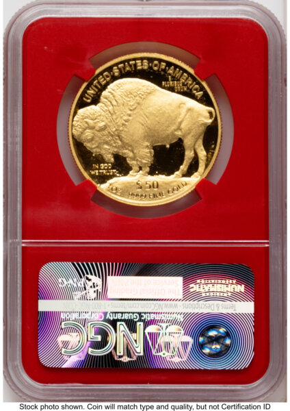 2016-W Proof Gold Buffalo 1 oz FDI Mike Castle Red Core 70 NGC