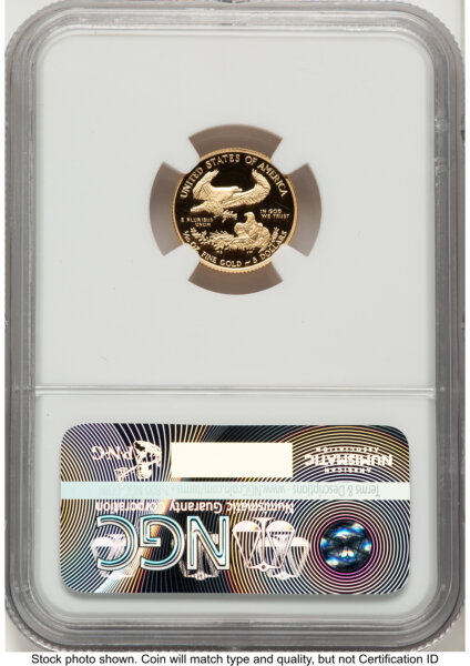 2016-W Proof Gold Eagle 1/10 oz FDI Elizabeth Jones 70 NGC