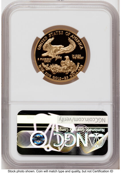 2004-W Proof Gold Eagle 1/2 oz Red Book 70 NGC