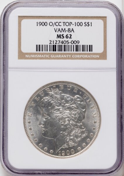 1900-O/CC $1 VAM-8A 62 NGC