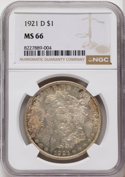 1921-D S$1 66 NGC