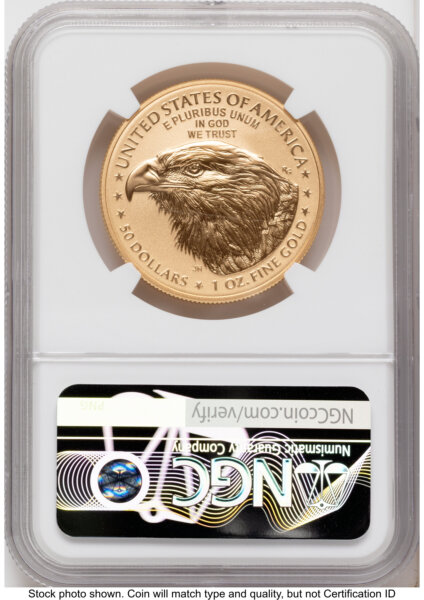 2026-W Enhanced Gold Eagle 1 oz AR America 250 Congress Building Label 70 NGC