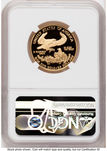 2007-W Proof Gold Eagle 1/2 oz Red Book 70 NGC